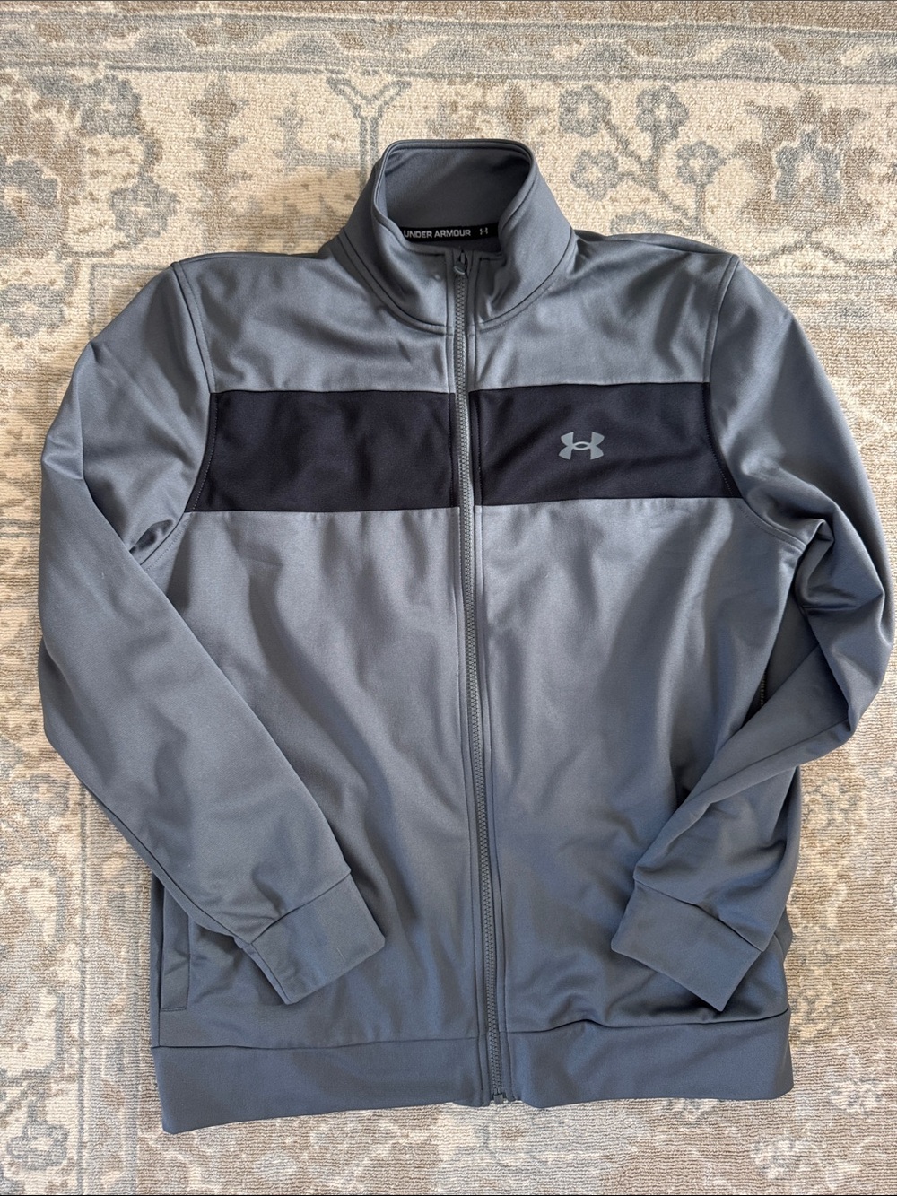 Under Armour Five Star Men's Grey Full-Zip Track Jacket